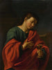 Saint John the Evangelist — Simone Cantarini — young saint holding a golden chalice
