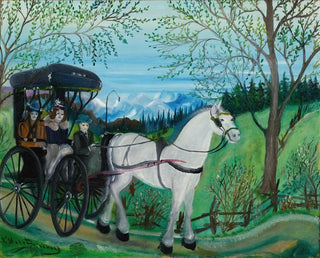 En route pour la fête - Simone Marie Bouchard — artwork view