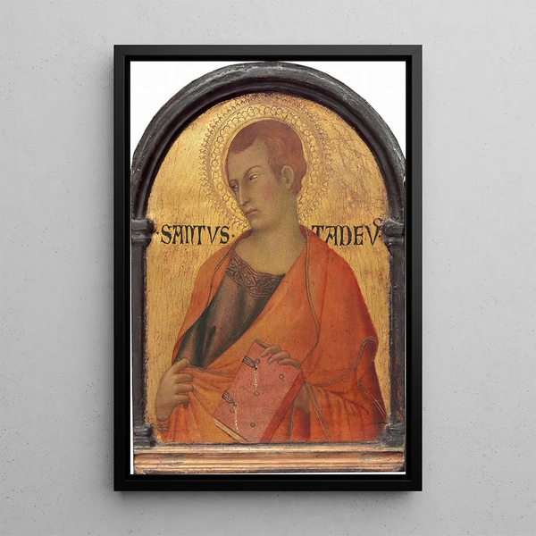 Saint Jude Thaddée - Simone Martini — framed artwork on a wall