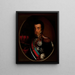Portrait of Dom João VI - Simplício Rodrigues de Sá — framed artwork on a wall