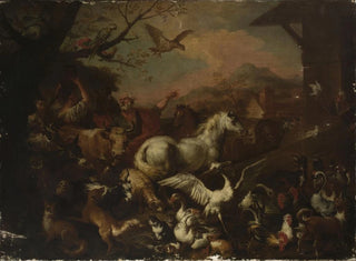 in front of Noah's Ark - Sinibaldo Scorza — artwork view