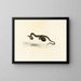Lycodon capensis - Sir Andrew Smith — framed artwork on a wall