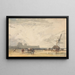 Near Saint-Malo - Sir Augustus Wall Callcott — framed artwork on a wall