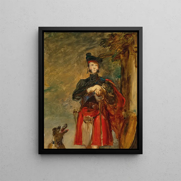 Prince Augustus Frederick, Duke of Sussex - Sir David Wilkie — framed artwork on a wall
