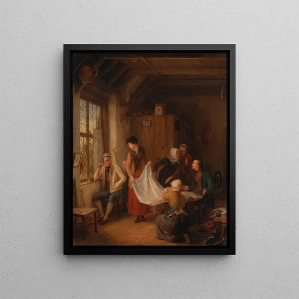 Les pads - Sir David Wilkie — framed artwork on a wall