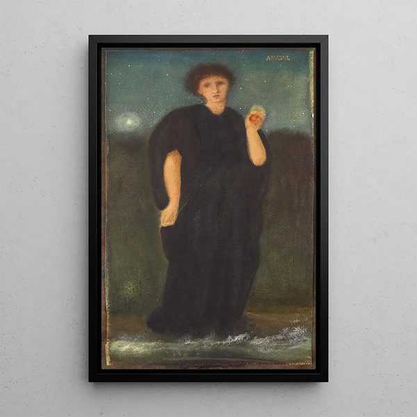 Ariane - Sir Edward Coley Burne-Jones — framed artwork on a wall