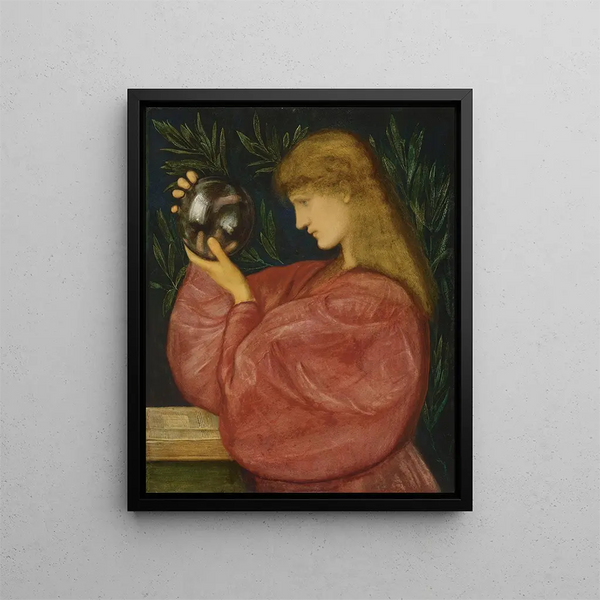 Astrology Painting - Sir Edward Coley Burne-Jones — framed artwork on a wall