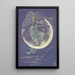 Luna Painting - Sir Edward Coley Burne-Jones — framed artwork on a wall