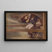 La Série de la Rose Églantine Étude pour La Cour du Jardin - Sir Edward Coley Burne-Jones — framed artwork on a wall