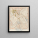 The Heart of the Lotus - Sir Edward Coley Burne-Jones — framed artwork on a wall