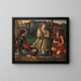 La Chanson d'amour - Sir Edward Coley Burne-Jones — framed artwork on a wall