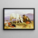 A Highland Scene - Sir Edwin Henry Landseer — framed artwork on a wall