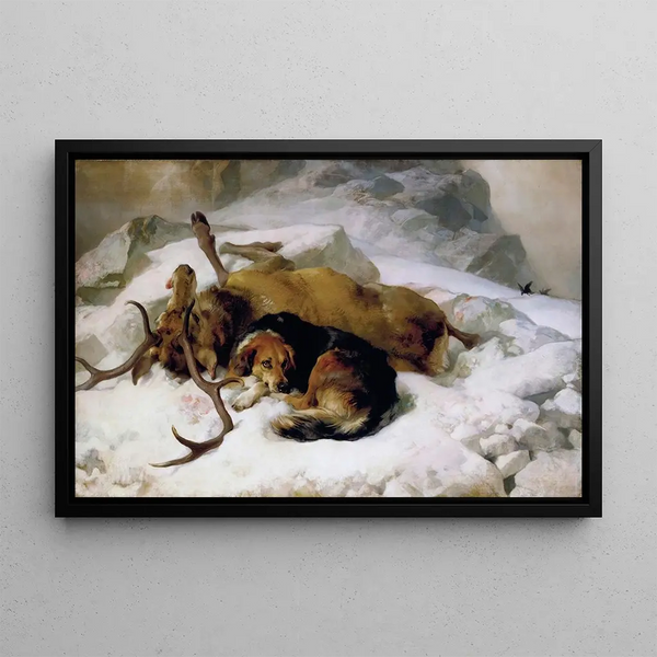 Chevy - Sir Edwin Henry Landseer — framed artwork on a wall