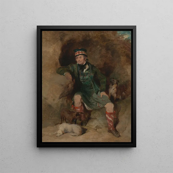 Donald McIntyre painting - Sir Edwin Henry Landseer — framed artwork on a wall