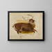 Deer dying - Sir Edwin Henry Landseer — framed artwork on a wall