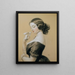 Mademoiselle Ellen Power - Sir Edwin Henry Landseer — framed artwork on a wall