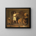 Portrait painting of M. Van Amburgh as he appeared with his animals in London theaters - Sir Edwin Henry Landseer — framed artwork on a wall