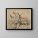 Certains des plus beaux cerfs de la forêt - Sir Edwin Henry Landseer — framed artwork on a wall
