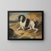 The boisterous poodle belonging to the honorable Frederick Byng - Sir Edwin Henry Landseer — framed artwork on a wall