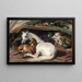 The Arab Tent - Sir Edwin Henry Landseer — framed artwork on a wall