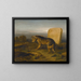 The Poor Dog - Sir Edwin Henry Landseer — framed artwork on a wall