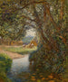 Les faneurs au bord du ruisseau - Sir George Clausen — artwork view