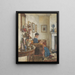 Interior Painting - Sir George Clausen — framed artwork on a wall