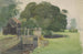 Landscape Painting with Lock - Sir George Clausen — artwork view