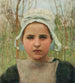 Marie, a peasant woman from Quimperlé - Sir George Clausen — artwork view