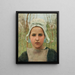 Marie, a peasant woman from Quimperlé - Sir George Clausen — framed artwork on a wall