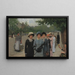 Schoolgirls - Sir George Clausen — framed artwork on a wall