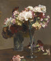 Still life with carnations - Sir George Clausen — artwork view