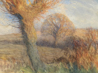 Winter Evening - Sir George Clausen — artwork view