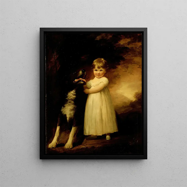 Eleanor Margaret Gibson-Carmichael - Sir Henry Raeburn — framed artwork on a wall