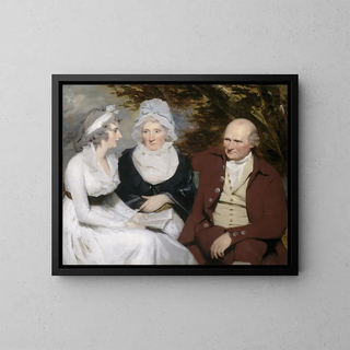 Betty Johnstone and Miss Wedderburn - Sir Henry Raeburn — framed artwork on a wall