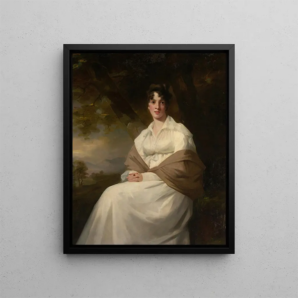 Lady Maitland - Sir Henry Raeburn — framed artwork on a wall