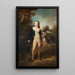 Master Cathcart and dog - Sir Henry Raeburn — framed artwork on a wall