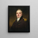 Portrait painting of Captain James Forbes Drummond, R. N. of Hawthornden - Sir Henry Raeburn — framed artwork on a wall