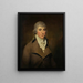 Portrait of James Hepburn - Sir Henry Raeburn — framed artwork on a wall