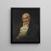 Portrait painting of M. Spottiswood - Sir Henry Raeburn — framed artwork on a wall