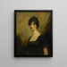 Portrait of Mrs. Blair - Sir Henry Raeburn — framed artwork on a wall