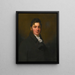 Portrait of Ralph Anthony Ironside of Tannochside Lanarkshire - Sir Henry Raeburn — framed artwork on a wall