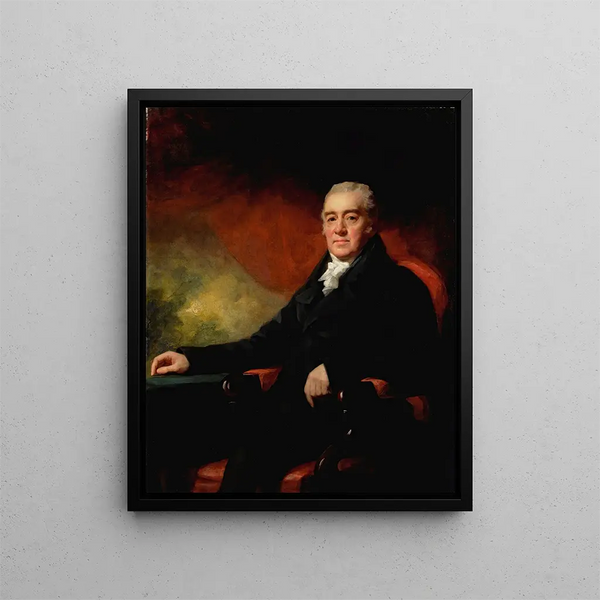 Portrait painting of William Murray Esq. - Sir Henry Raeburn — framed artwork on a wall
