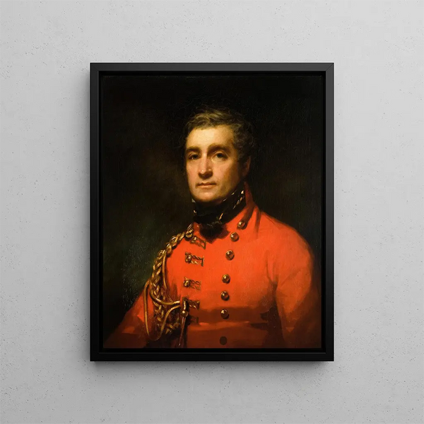 Portrait of General Henry Wynyard - Sir Henry Raeburn — framed artwork on a wall