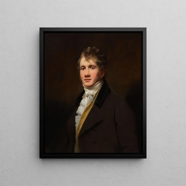 Portrait of Hugh Hope - Sir Henry Raeburn — framed artwork on a wall
