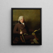 Portrait of Sir Patrick Inglis, baronet of Sunnyside - Sir Henry Raeburn — framed artwork on a wall