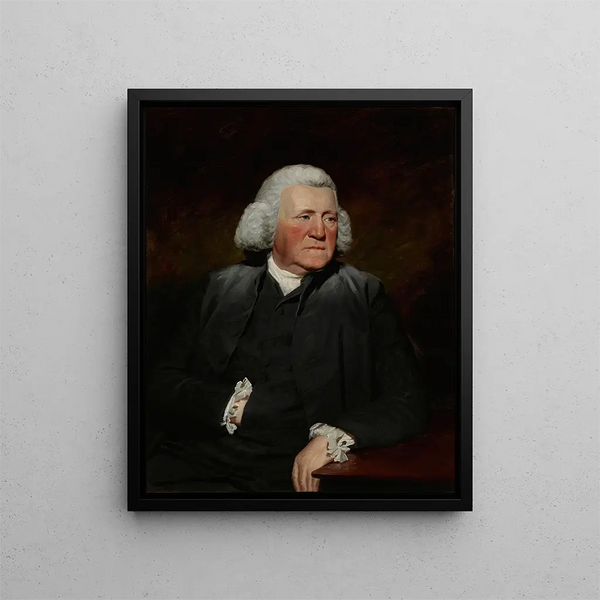 Portrait Painting of Thomas Wood - Sir Henry Raeburn — framed artwork on a wall