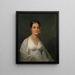 Portrait of a young Indian woman - Sir Henry Raeburn — framed artwork on a wall