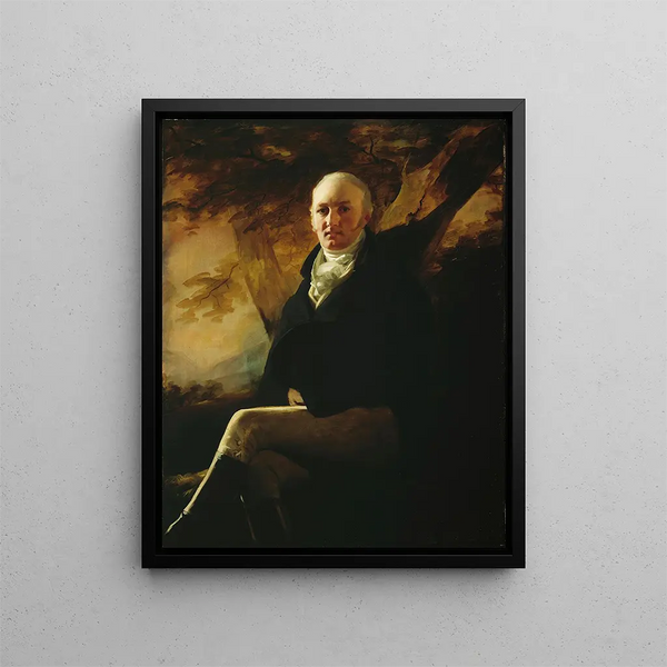 Sir James Montgomery, Second Baronet of Stanhope - Sir Henry Raeburn — framed artwork on a wall