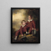 Les enfants de Binning - Sir Henry Raeburn — framed artwork on a wall